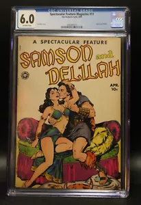 Rivista Spettacolare Caratteristiche (1950) #11 Leo Ames CGC 6.0 OW PG Sansone e Dalila - Foto 1 di 3