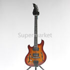 Left Handed Electric Guitar 6 String Languedoc Spalted Top Chrome Part Fast Ship