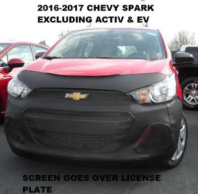 Lebra Front End Mask Cover Bra Fits 2016-2018 Chevrolet Spark exc. ACTIV & EV - Image 1 of 2