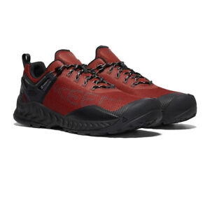 Keen Mens Nxis Evo Waterproof Walking Shoes Red Sports Outdoors Breathable