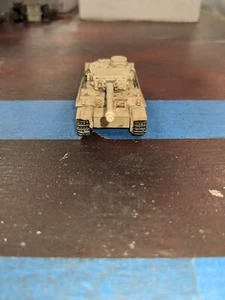 Tigre tedesca 1 fiamme della guerra #3 base metallo resina torretta 15 mm fronte battaglia - Foto 1 di 5