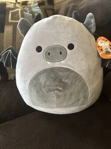 Peluche Squishmallow 12” Halloween Raro Prital El Murciélago Gárgola 2022 - Imagen 1 de 3