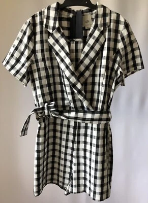 River Island Girls Jumpsuit       Black & White       Size 8 years - Image 1 of 2