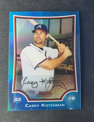 2009 Bowman Chrome Blue Refractor /150 Casey Kotchman #64 - Image 1 of 2