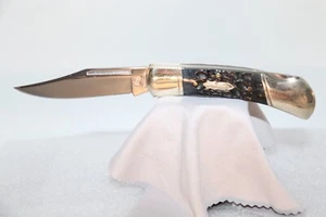 Rough Rider RR1383 Jigged Bone Lock Back Folding Pocket Knife - Picture 1 of 13