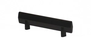 Franklin Brass Gathered Blade Cabinet Pull Handle 3" Center to Center Flat Black - Picture 1 of 3