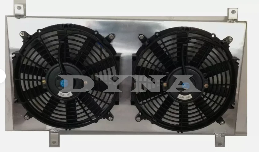 Cubierta y ventiladores de aluminio para Honda Accord 1990-93/1992-96 Prelude 2,2 L I4 Foto 1 de 1