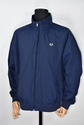 Fred Perry Harrington Bomber Jacket Men's Navy Blue Logo size 2XL - Image 1 of 4