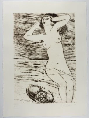 Ernst Marow: Radierung »Odyssee« handsigniert-e.a. Ex.- von 2007 - Bild 1 von 2