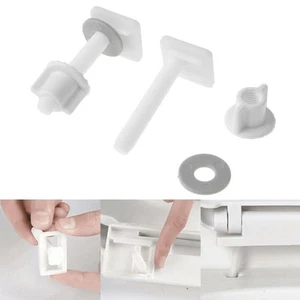 Toilet Seat 2 Screws 2 Bolts Home Bathroom Repair Screw Kits 2 Washers - Picture 1 of 11