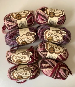 NEW x8 Sean Sheep Wool Felted Felt 98% Wool 2% Nylon Lilac Mousse Hawthorn Rose - Picture 1 of 10