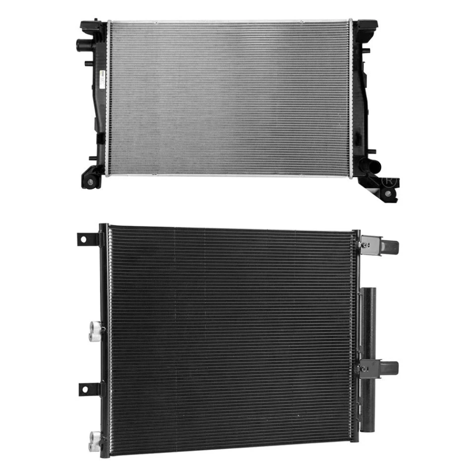 For Ram 2500 2013-2018 TYC BNDL-476387 Radiator & Condenser Kit - Imagem 1 de 1
