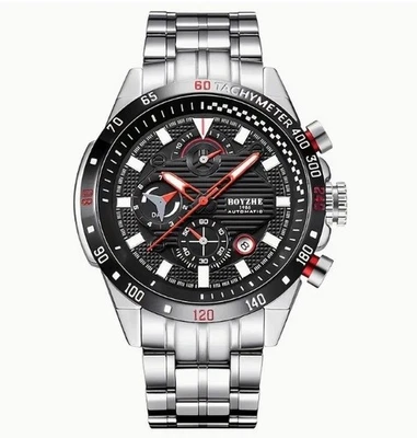 Boyzhe Automatikuhr Automatik Uhr HAU Herrenuhr Armbanduhr Glasboden NEU - Bild 1 von 4