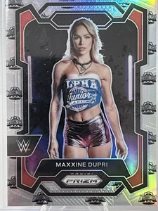 2024 Panini Prizm WWE Maxxine Dupri /40 Silver WrestleMania 40 Logo #129 Insert - Picture 1 of 5