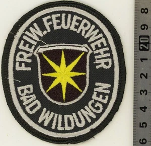 Bad Wildungen Assia/Germania vigili del fuoco volontari distintivo patch nuovo - Foto 1 di 1