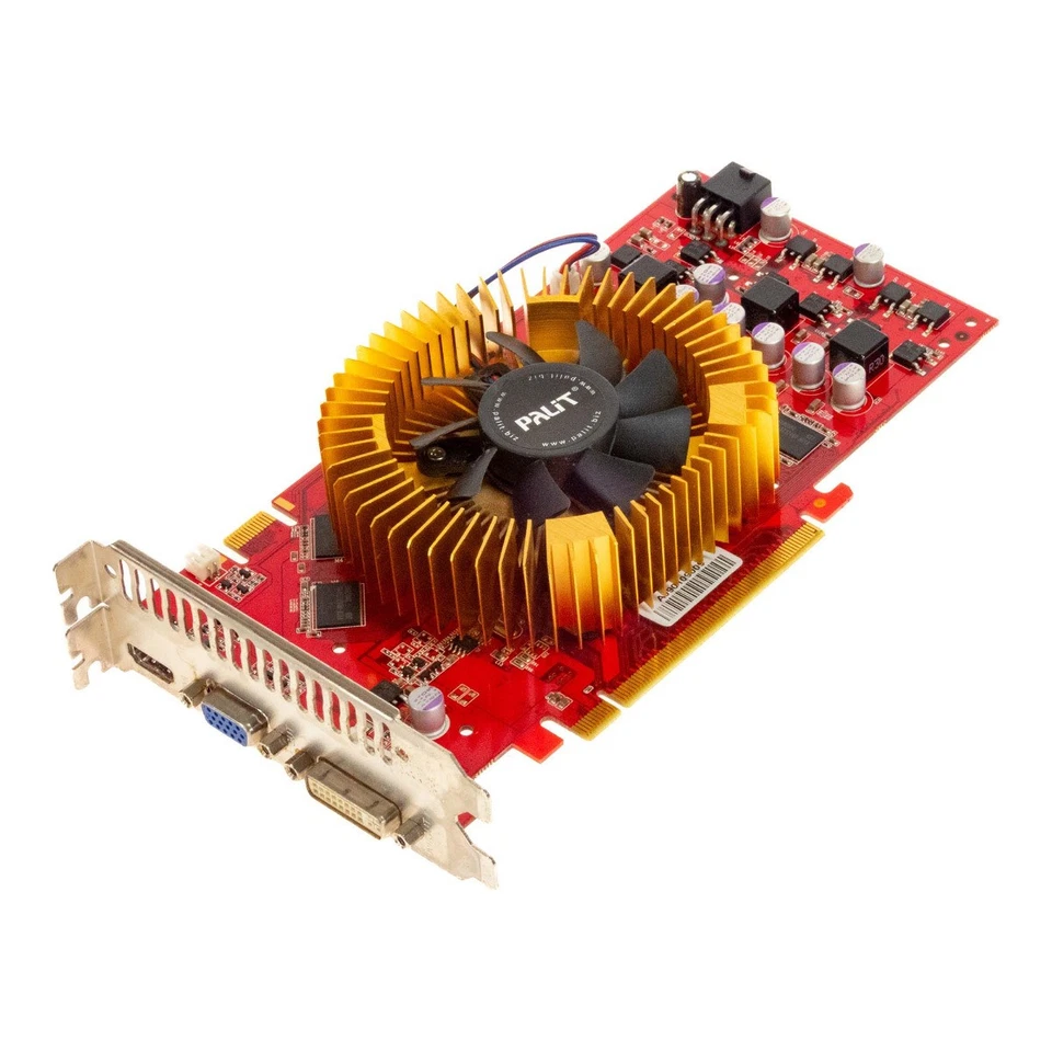 Graphic Card Palit Nvidia Geforce 9800 Gt 512MB NE39800TFHD52-PM8992 Pcie - Image 1 of 3