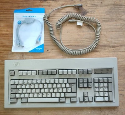 Teclado vintage IBM Modelo M español de 1988 + USB - Immagine 1 di 4