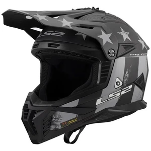 LS2 Gate II Battle Scar Matte Gray Black Helmet size 3X-Large - Picture 1 of 7