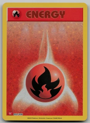Basic Fire Energy Classic Collection Trading Card Game Classic 033/034 NM - Image 1 of 2