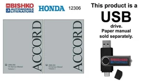 2008 2009 2010 2011 Honda Accord V6 Shop Service Repair Manual USB Engine - Bild 1 von 3
