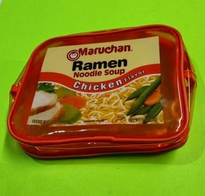 Maruchan Ramen Noodle Soup Chicken Flavor Cosmetic Bag 10" By 7"  - Picture 1 of 5
