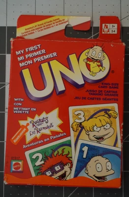 2003 UNO Nickelodeon Rugrats My First Uno King Size Cards by Mattel - Image 1 of 4