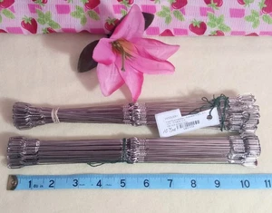 *NEW* Weaving INSERT HEDDLES ~ Center Eye~ Metal WOOLERY Brand 10.5" ~207 Pieces - Picture 1 of 3