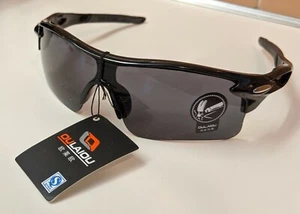 BRAND NEW MEN'S UV400 SHATTERPROOF SAFETY DRIVING RIDING MOTORCYCLE SUNGLASSES - Picture 1 of 2