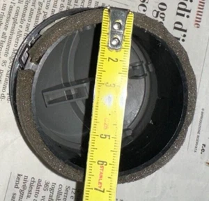 N.1 BOCCHETTA ARIA "ALTA" colore GRIGIO cod.2 @ Fiat Panda 169 1.2 Nat Pow - Foto 1 di 4