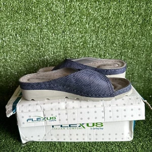New women's Spring Step Flexus Bellasa - wm Blue sandals us size 37 - Picture 1 of 10