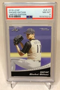 2018 Leaf Shohei Ohtani Limited Edition PSA 8 #LE01 - Picture 1 of 2