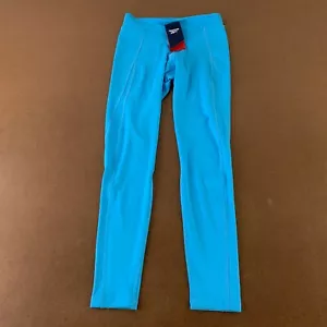 Reebok Women's Size Small Bold Cyan Blue Lux Contour Leggings NWT - Picture 1 of 11