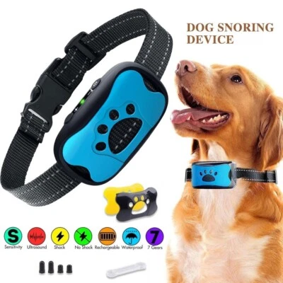3in1 Anti Bell Hundehalsband Erziehungshalsband Hundetrainer Vibration Halsring - Bild 1 von 4