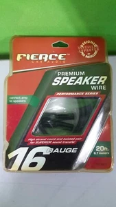 Fierce FST1620 16 Gauge 20ft. Car Audio Premium Lautsprecherkabel - Bild 1 von 3