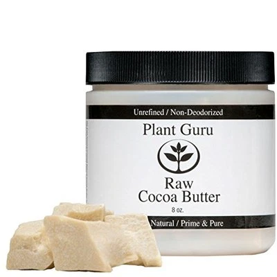 Raw Cocoa Butter 8 oz. FOOD GRADE 100% Pure Natural Unrefined Organic Cacao Bean - Image 1 of 4