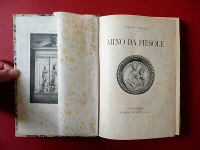 Mino da Fiesole Diego Angeli Alinari Firenze 1905 Arte Scultura Francese - Immagine 1 di 3