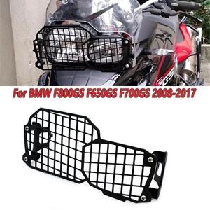 Black Headlight Lamp Grill Protector Guard For BMW F800GS,F650GS,F700GS 2008-17 - Bild 1 von 9