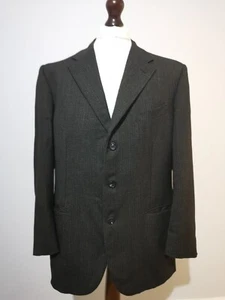 PAL ZILERI Jacket Blazer Mens Wool Black Grey Size 46R EU Made Italy £1935 RRP - Picture 1 of 13