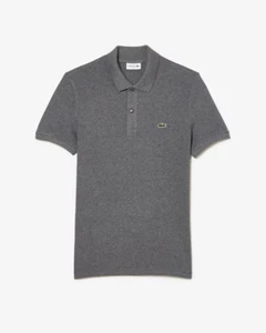 Lacoste Men's Slim Fit L.12.12 Piqué Polo Dark Grey, XL - Picture 1 of 3