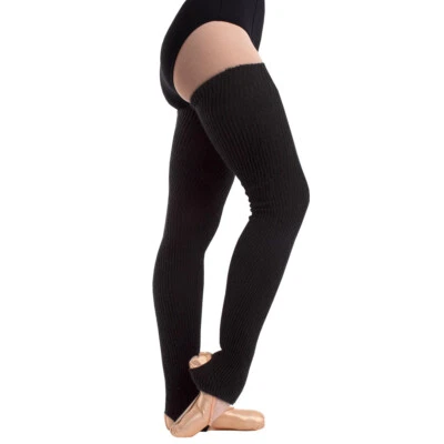 Intermezzo - Scaldamuscoli morbidi morbidi 90 cm con foro per il tallone - Scaldamuscoli lunghi