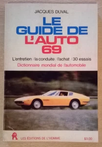 LE GUIDE DE L'AUTO - 1969 - Les Editions de l'Homme (Réédition 2013) - Etat NEUF - Picture 1 of 24