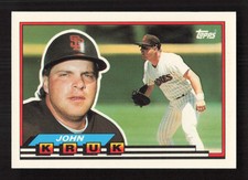 1989 Topps Big   John Kruk #216 San Diego Padres