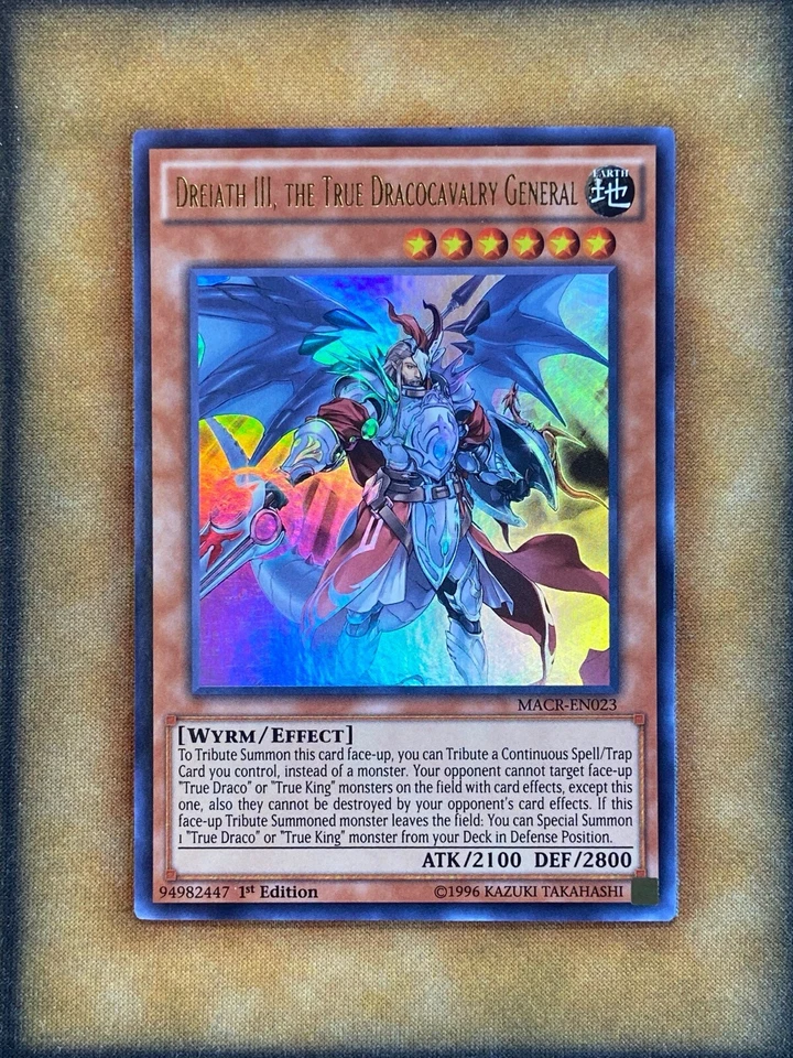 Yugioh Dreiath III, the True Dracocavalry General MACR-EN023 Ultra 1st Ed NM - Image 1 of 1