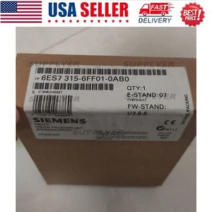New Siemens SIMATIC S7-300 6ES7315-6FF01-0AB0 6ES7 315-6FF01-0AB0 - Picture 1 of 4
