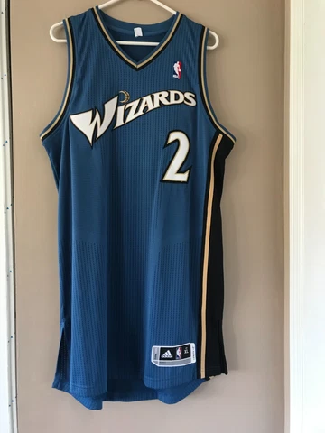 NBA Authentic John Wall Washington Wizards Jersey Road XL Adidas Revolution 30 Cover
