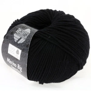 Wolle Kreativ! Lana Grossa - Cool Wool Big - Fb. 627 schwarz 50 g - Bild 1 von 1