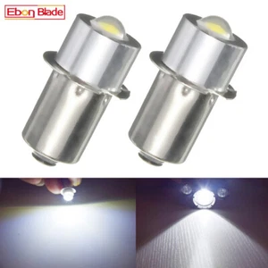 2X P13.5S 1W 3V-18V LED Flashlight Bulb For Ryobi Ridgid Makita Craftsman DeWalt - Picture 1 of 7