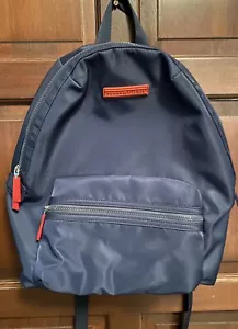 Tommy Hilfiger Nylon Backpack School Travel Bag Navy Blue - Picture 1 of 4