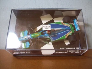 1/43 MINICHAMPS 430 940906 BENETTON FORD B194 HOCKENHEIM GP 1994 JOS VERSTAPPEN - Picture 1 of 5