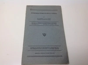 Physiological Studies on Apples in Storage Journal of Agricultural Research 1924 - Picture 1 of 3